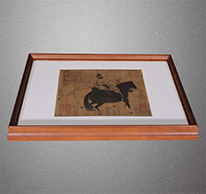 乳源书画装裱配框服务案例